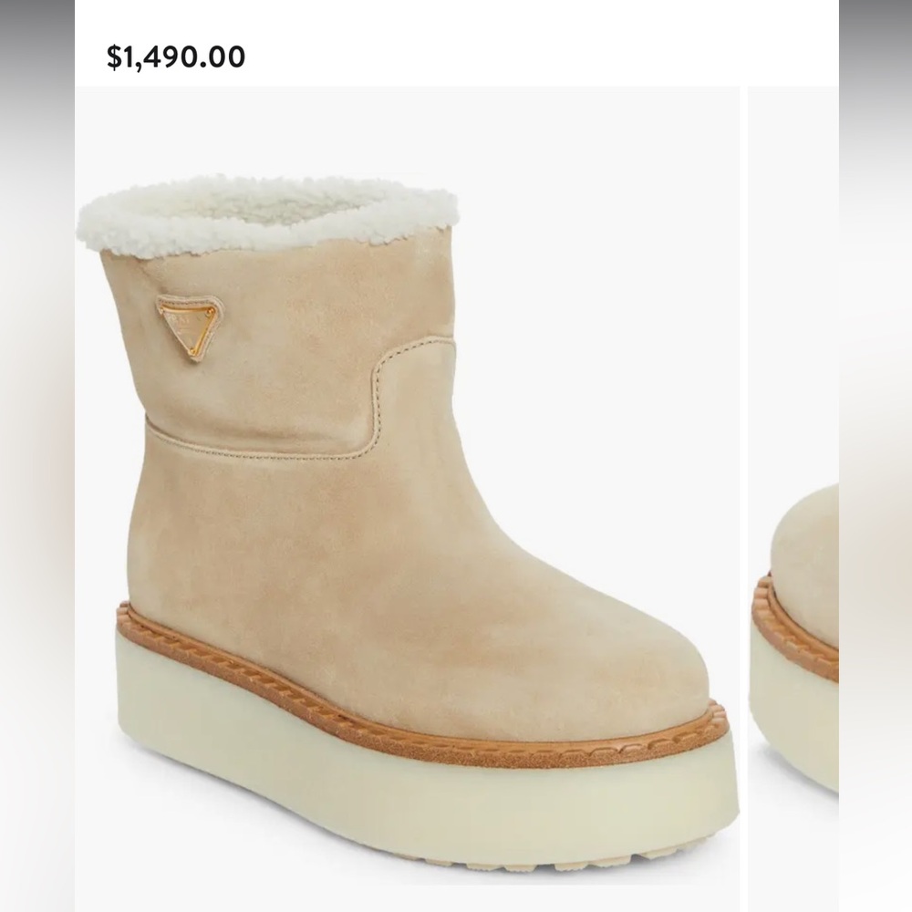 Prada Shearling Boot 40 - Picture 7 of 14